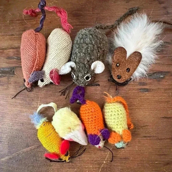 Grey Cat Toy Mouse NWOT - Picture 2 of 9